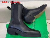 BV Lean Boots in Black Calfskin Replica