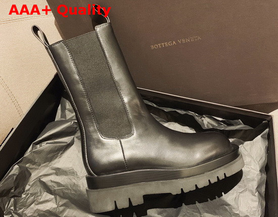 BV Lug Boots Nero Calfskin Replica