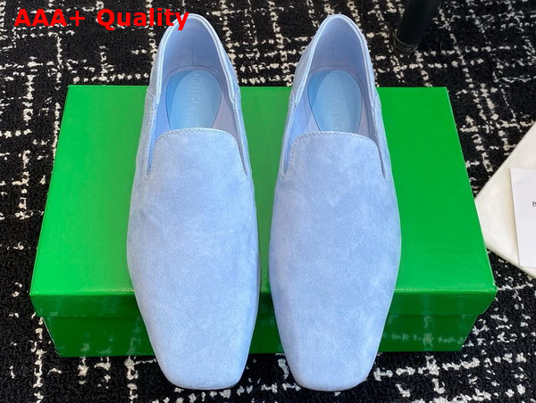 Bottega Veneta Adamo Slipper Pale Blue Suede Leather Replica