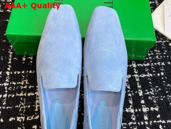 Bottega Veneta Adamo Slipper Pale Blue Suede Leather Replica