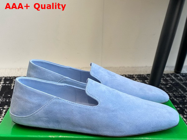 Bottega Veneta Adamo Slipper Pale Blue Suede Leather Replica