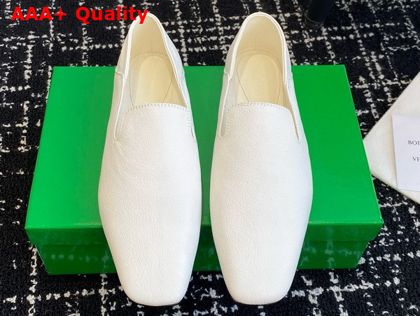 Bottega Veneta Adamo Slipper White Goatskin Leather Replica