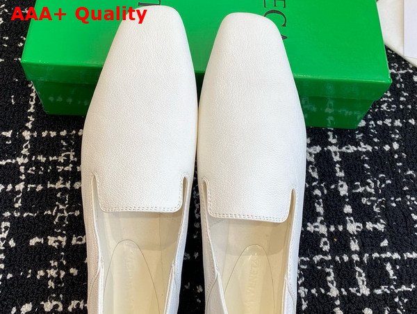 Bottega Veneta Adamo Slipper White Goatskin Leather Replica