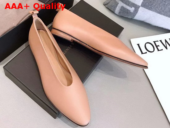 Bottega Veneta Almond Flats Cipria Lambskin Replica