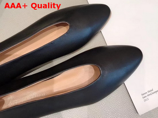 Bottega Veneta Almond Flats Nero Lambskin Replica