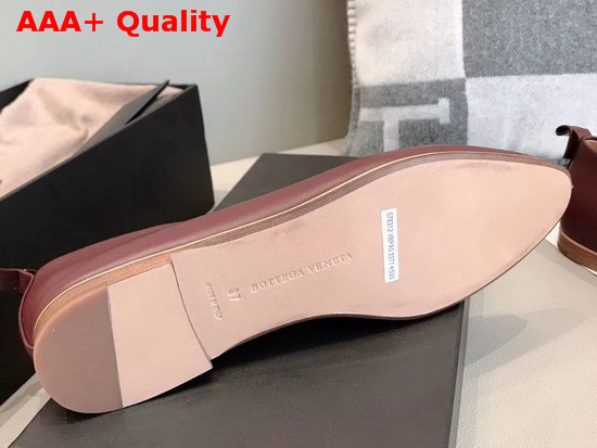 Bottega Veneta Almond Flats Rabosello Lambskin Replica