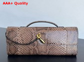 Bottega Veneta Andiamo Clutch in Python Leather Fondant Replica