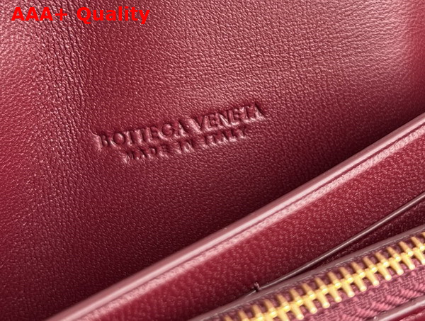 Bottega Veneta Andiamo Large Flap Wallet in Barolo Intrecciato Nappa Lambskin Replica