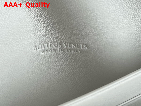 Bottega Veneta Andiamo Large Flap Wallet in White Intrecciato Nappa Lambskin Replica