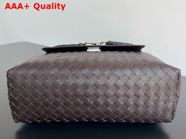 Bottega Veneta Andiamo Messenger in Fondant Intrecciato Leather Replica