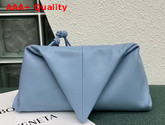 Bottega Veneta Angular Clutch Bag with Triangular Fold Lambskin Ice Replica