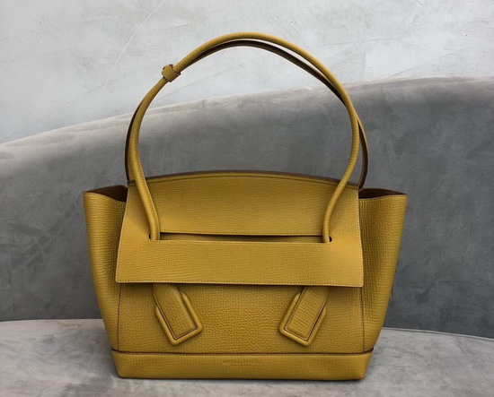 Bottega Veneta Arco 33 Bag in Palmellato Butterscotch