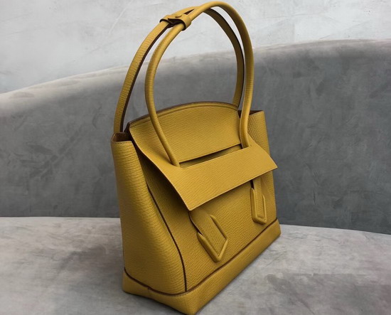 Bottega Veneta Arco 33 Bag in Palmellato Butterscotch