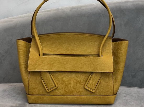 Bottega Veneta Arco 33 Bag in Palmellato Butterscotch