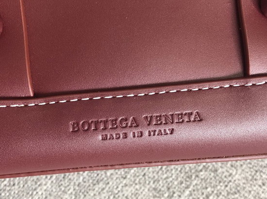 Bottega Veneta Arco 33 Bag with an Orthogonal Maxi Weave in Bordeaux French Calf