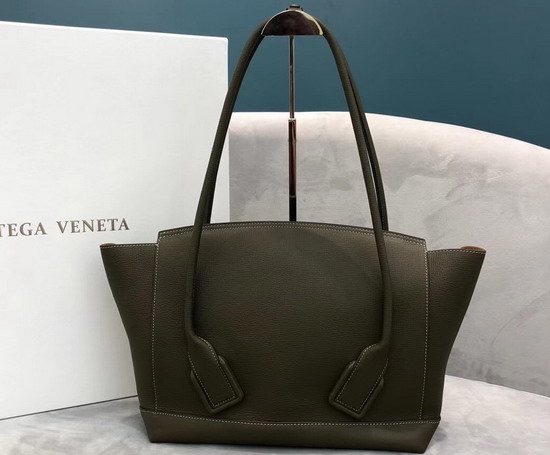 Bottega Veneta Arco 48 Bag in Palmellato Kaki