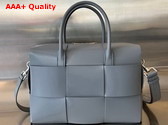 Bottega Veneta Arco Briefcase in Thunder Calfskin Replica