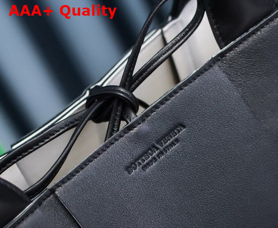 Bottega Veneta Arco Tote Black White Lambskin Replica