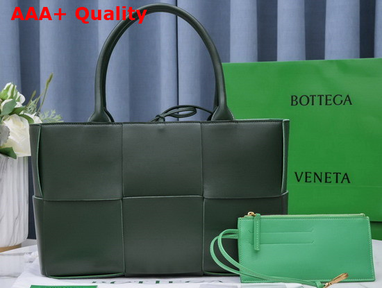 Bottega Veneta Arco Tote Raintree Parakeet Lambskin Replica