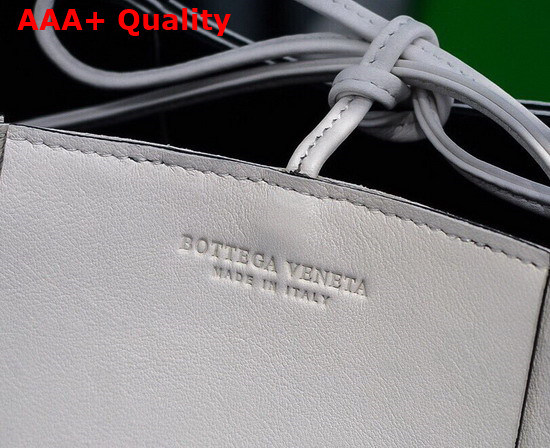 Bottega Veneta Arco Tote White Black Lambskin Replica