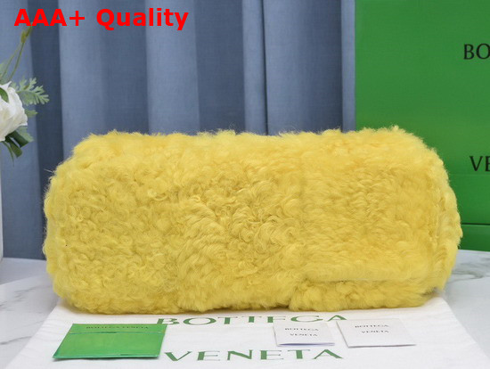 Bottega Veneta Arco Tote in Yellow Shearling Replica