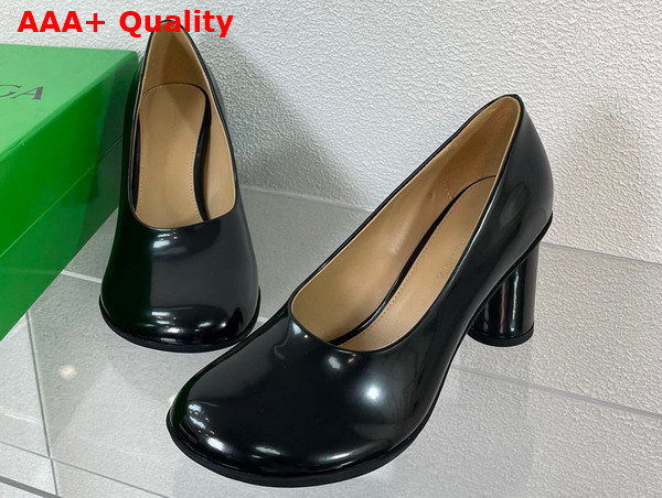 Bottega Veneta Atomic Pump in Black Leather Replica