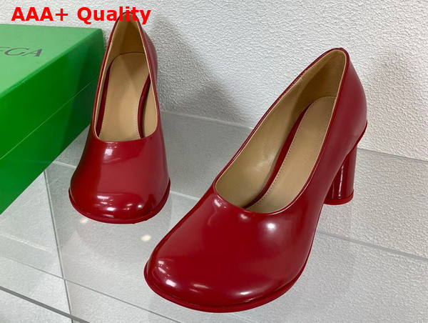 Bottega Veneta Atomic Pump in Red Leather Replica