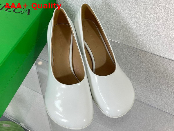 Bottega Veneta Atomic Pump in White Leather Replica