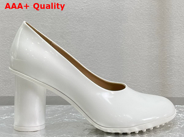 Bottega Veneta Atomic Pump in White Leather Replica