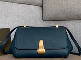 Bottega Veneta BV Angle Bag in Deep Blue Palmellato