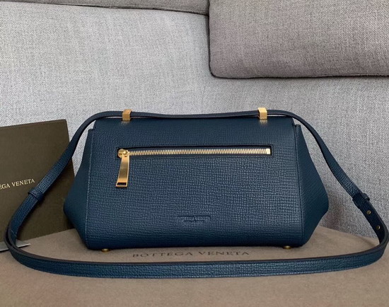 Bottega Veneta BV Angle Bag in Deep Blue Palmellato