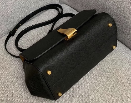 Bottega Veneta BV Angle Bag in Nero Palmellato