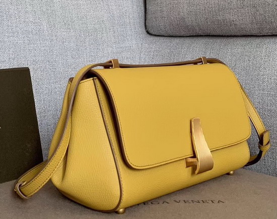 Bottega Veneta BV Angle Bag in Yellow Palmellato