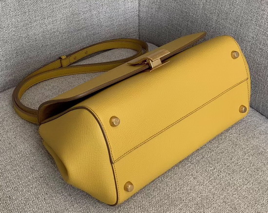 Bottega Veneta BV Angle Bag in Yellow Palmellato