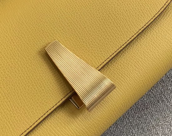 Bottega Veneta BV Angle Bag in Yellow Palmellato