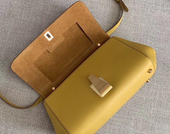 Bottega Veneta BV Angle Bag in Yellow Palmellato