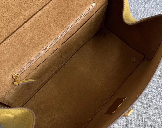 Bottega Veneta BV Angle Bag in Yellow Palmellato