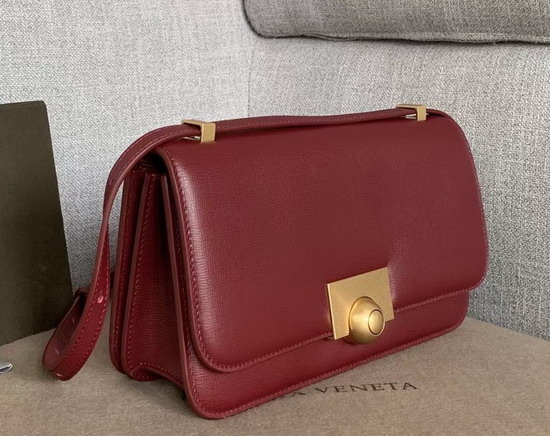 Bottega Veneta BV Classic Bag in Bordeaux Printed Calfskin