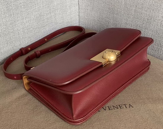 Bottega Veneta BV Classic Bag in Bordeaux Printed Calfskin