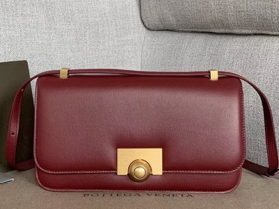 Bottega Veneta BV Classic Bag in Bordeaux Printed Calfskin