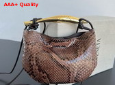 Bottega Veneta Baby Sardine Cross Body Bag in Python Leather Fondant Replica