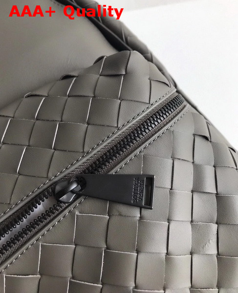 Bottega Veneta Backpack in Light Graphite Woven Calf Leather Replica