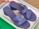 Bottega Veneta Band Sandals in Lavender Calf Leather Replica