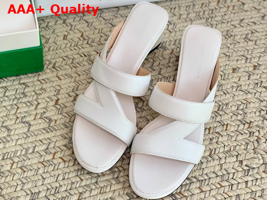 Bottega Veneta Band Sandals in White Calf Leather Replica