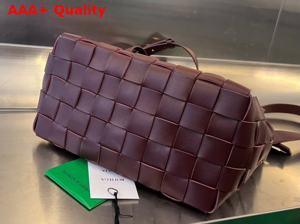 Bottega Veneta Bowling Cassette Barolo Intreccio Leather Replica