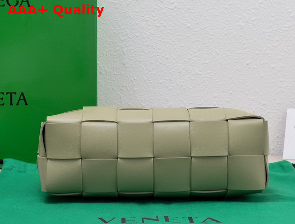 Bottega Veneta Brick Cassette Travertine Lamb Skin Replica