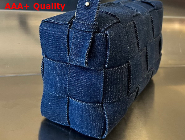 Bottega Veneta Brick Cassette in Blue Denim Replica