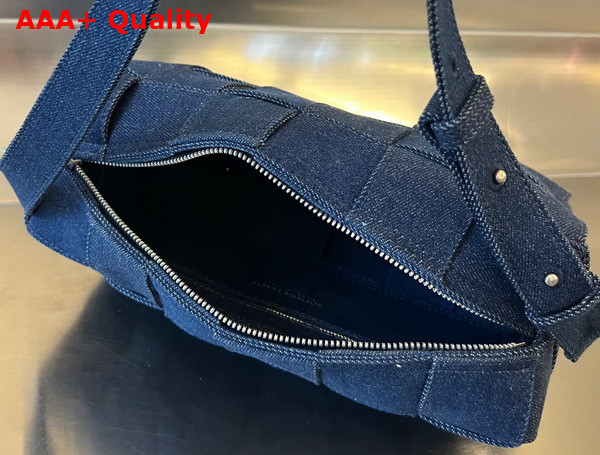 Bottega Veneta Brick Cassette in Blue Denim Replica