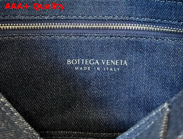 Bottega Veneta Brick Cassette in Blue Denim Replica