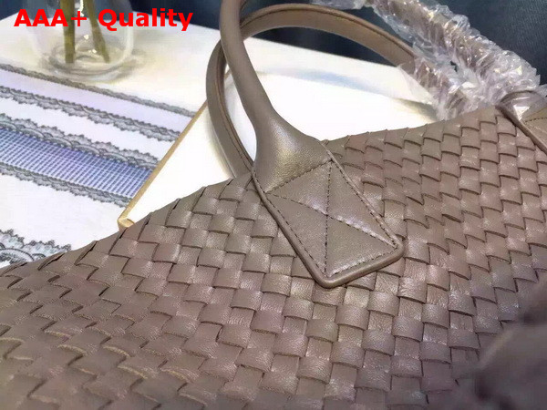 Bottega Veneta Cabat Bag in Grey Intrecciato Nappa Replica